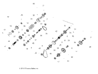 Drive Train, Main Gearcase Internals (49Atvtransintl1332845)