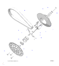 Drive Train, Secondary Clutch