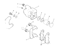 Front Brake Assembly 350 2X4 Update