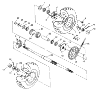 Rear Wheel Drive Assembly 6X6 250