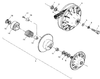 Driven Clutch Xplorer 300