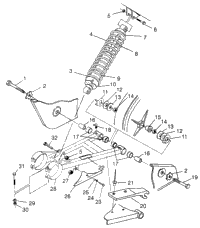 Swing Arm/Shock Mounting W968540