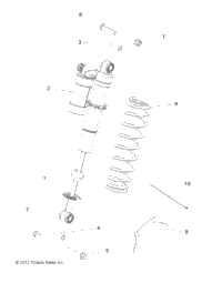Suspension, Shock, Rear, Mounting A13gh8eak