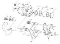 Front Brake Assembly 4X4 250