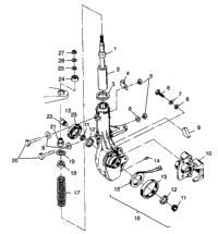 Front Strut Xplorer 400L