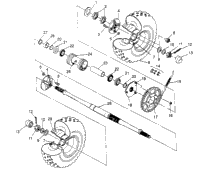 Rear Wheel Drive Assembly Magnum 2X4 (4926852685C003)