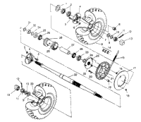 Rear Wheel Drive Assembly 4X4 300