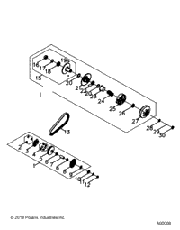 Drive Train, Primary And Secondary Clutchs