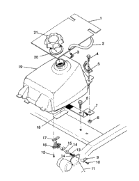 Fuel Tank Assembly Sportsman 4X4