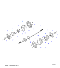 Suspension, Rear Axle,Bearing, Disc And Hub A25hbao7b5/B7