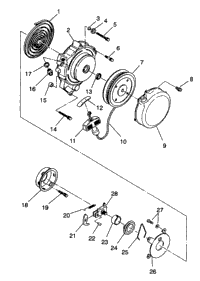 Recoil Starter 4X4 250