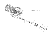 Transmission, Output Shaft, Front
