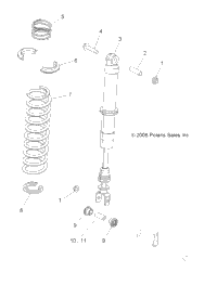 Shock, Rear, Mounting