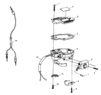 Controls Throttle Asm./Cable