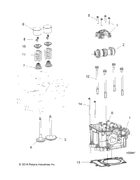 Engine, Cylinder Head, Cam & Valves