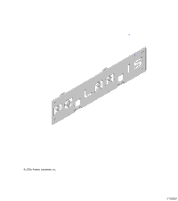 Electrical, Front License Bracket A24sgs95ft