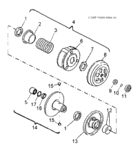 Drive Train, Secondary Clutch
