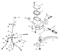 Controls Master Cylinder/Brake Line