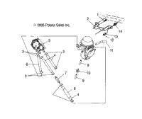 Engine, Carburetor Mounting/Fuel Pump/Lines