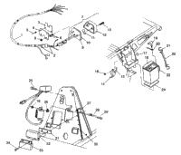 Electrical/Taillight Assembly 6X6 250