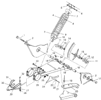 Swing Arm/Shock Mounting Trail Boss