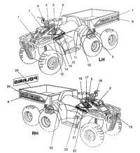 Decals Magnum 6X6 W968744 & Magnum 6X6 Swedish