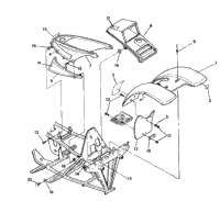 Front Cab Assembly 250 6X6