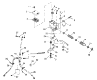 Controls Master Cylinder/Brake Line Xplorer 400L