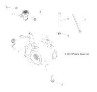 Drive Train, Gearcase Mounting, Front