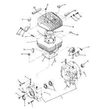 Crankcase & Cylinder 250 4X4