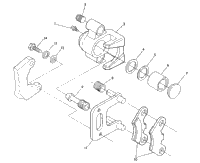 Front Brake Assembly 250 4X4