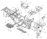 Bumper/Rack Mounting 6X6 350L W938739