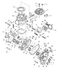 Crankcase & Cylinder Sportsman 4X4