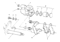 Middle Brake Assembly 6X6 300