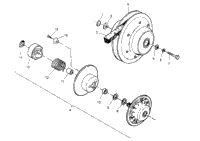 Driven Clutch Assembly Sport 400L