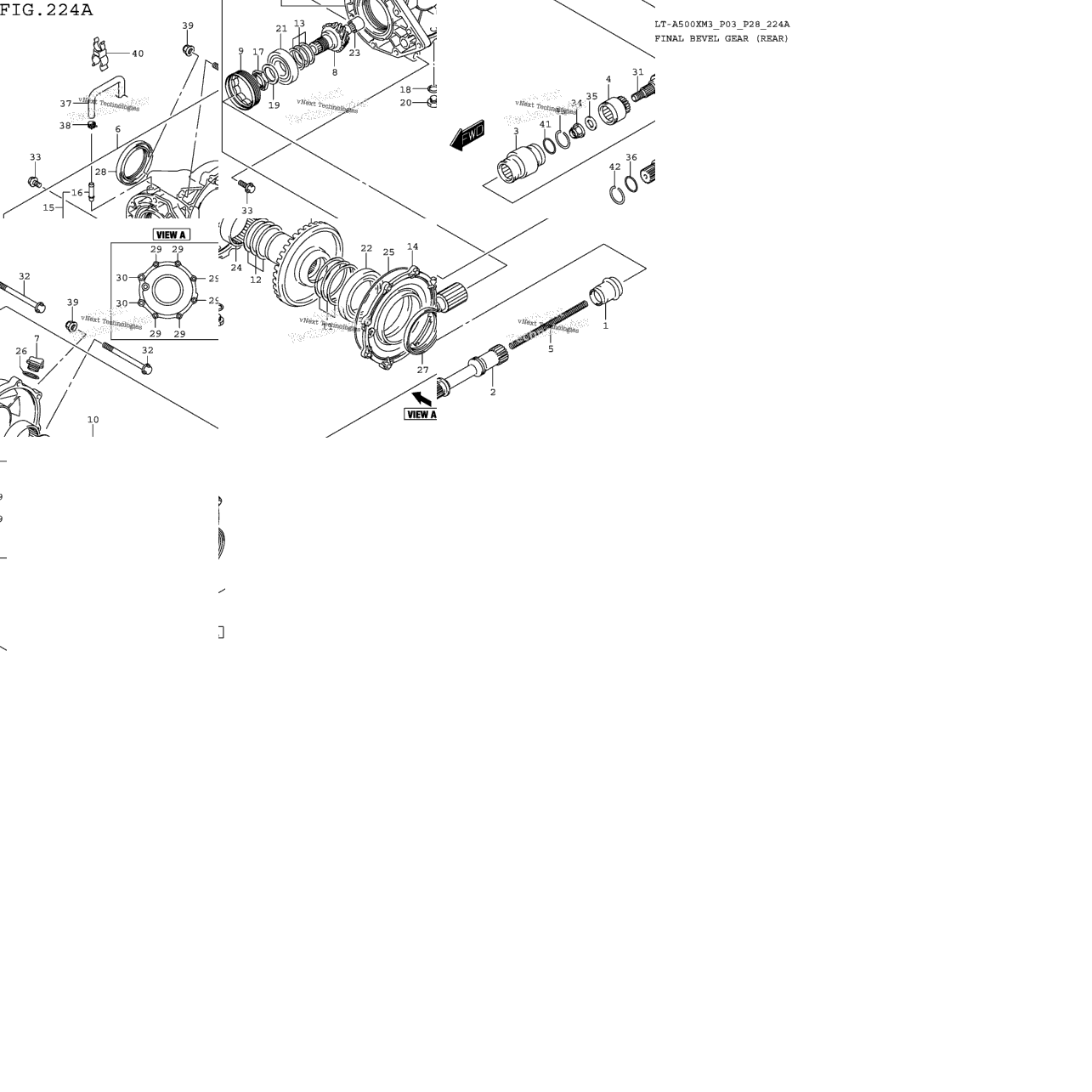 Final Bevel Gear (Rear)
