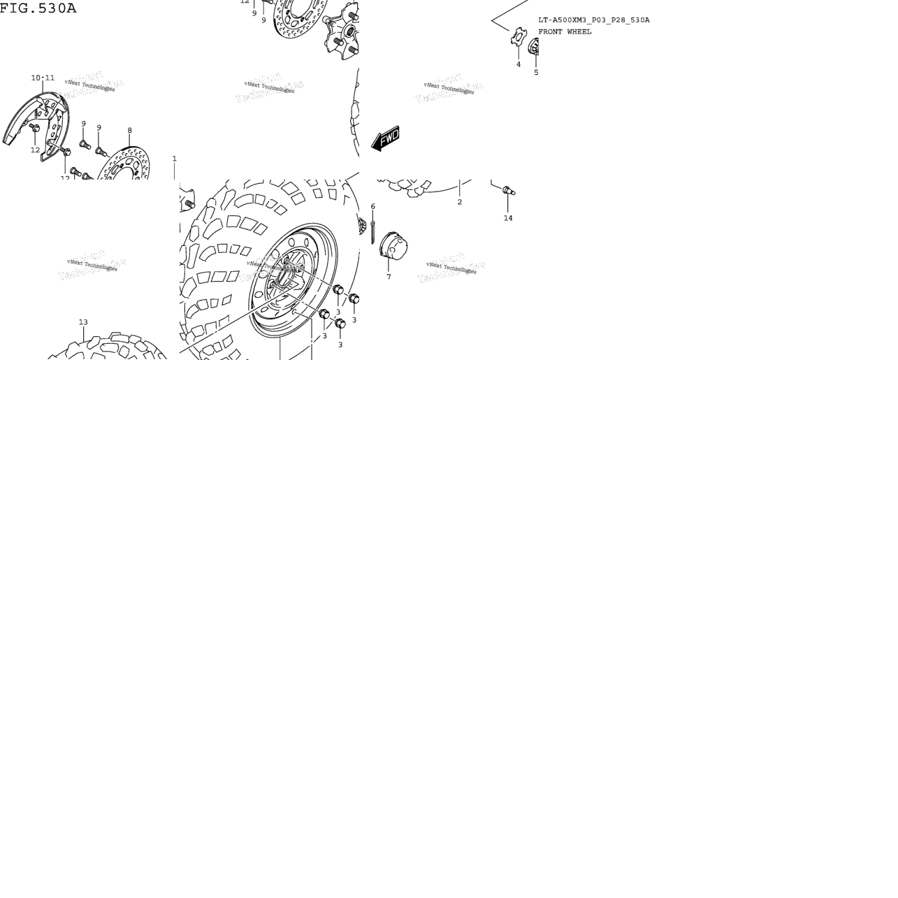 Front Wheel (Lt-A500xpm3 P03)