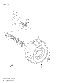 Left Rear Wheel (Model K6)