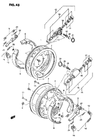Front Wheel Brake (Model J/K/L)