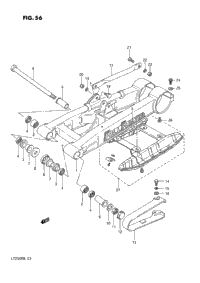 Rear Swinging Arm (Model F)