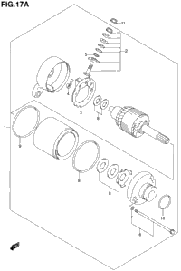 Starting Motor (Model Y/K1)