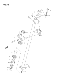 Steering Shaft (Model K3/K4)