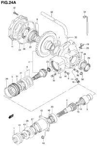 Final Bevel Gear (Rear)(Model K1)