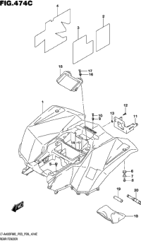 Rear Fender (Lt-A400fzm0 P03)