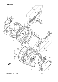 Front Wheel Brake (Model H/J/K/L)