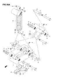 Rear Cushion Lever (Model K5/K6/K7)