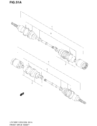 Front Drive Shaft (Model K1/K2)