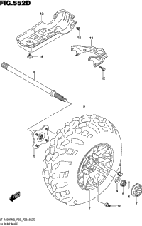Lh Rear Wheel (Lt-A400fzm0 P28)