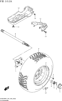 Lh Rear Wheel (Lt-A400f)
