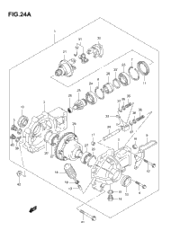 Final Bevel Gear (Front)(Model K4/K5/K6 F.No.5Saak46k3x102001%)